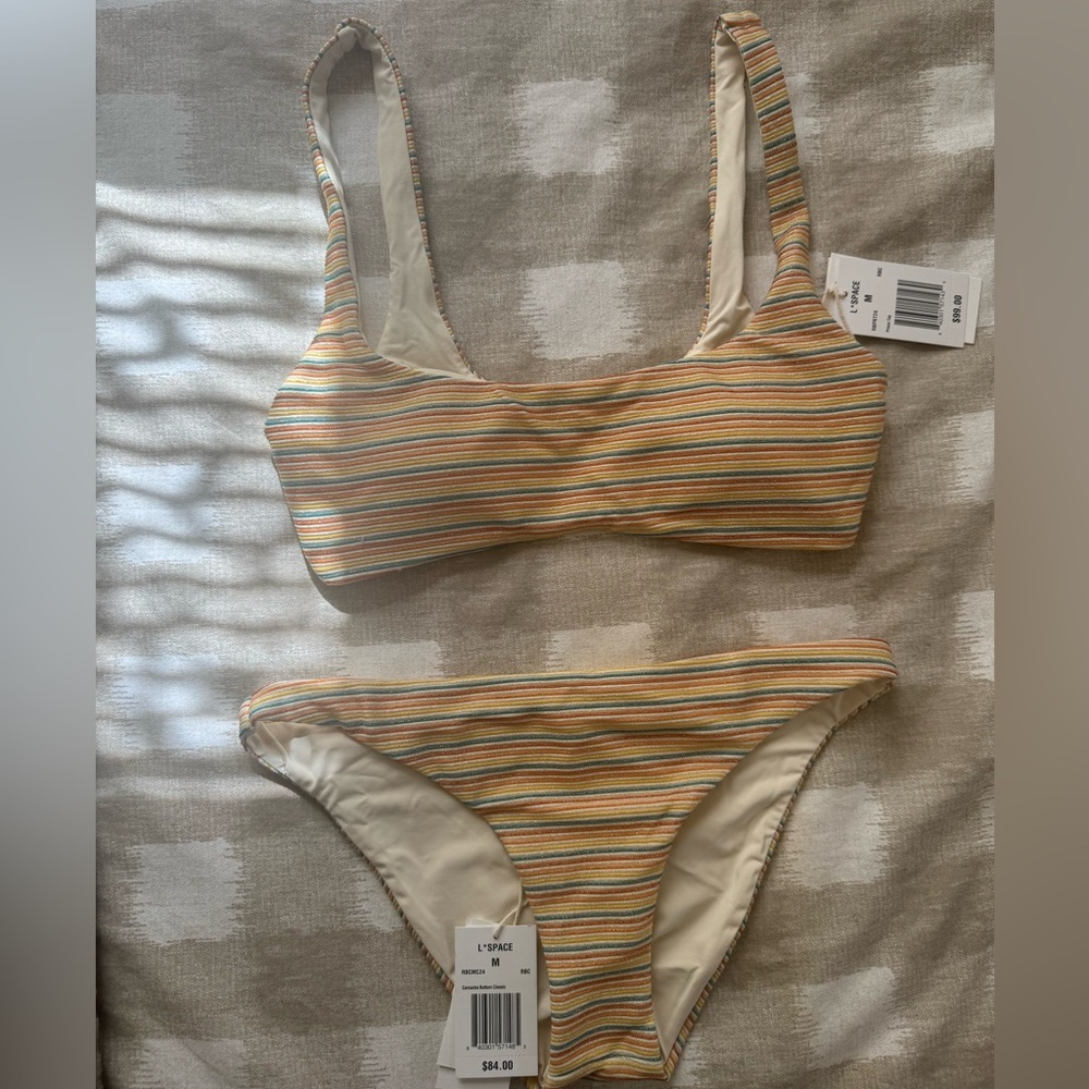 L*Space Striped Bikini Set - Picture 3 of 5